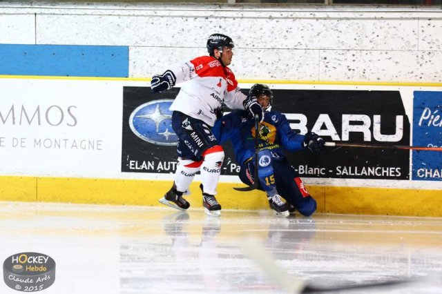 Photo hockey match Chamonix  - Angers  le 03/10/2015