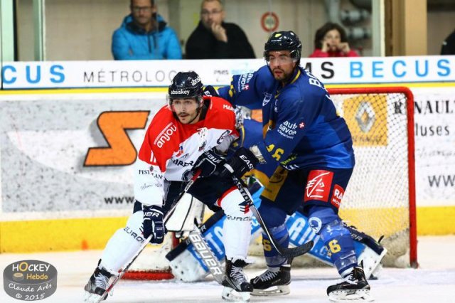 Photo hockey match Chamonix  - Angers  le 03/10/2015