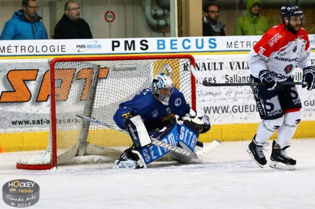Photo hockey match Chamonix  - Angers  le 03/10/2015