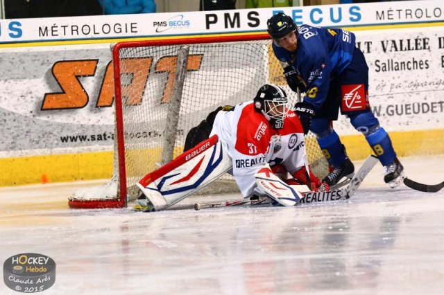 Photo hockey match Chamonix  - Angers  le 03/10/2015