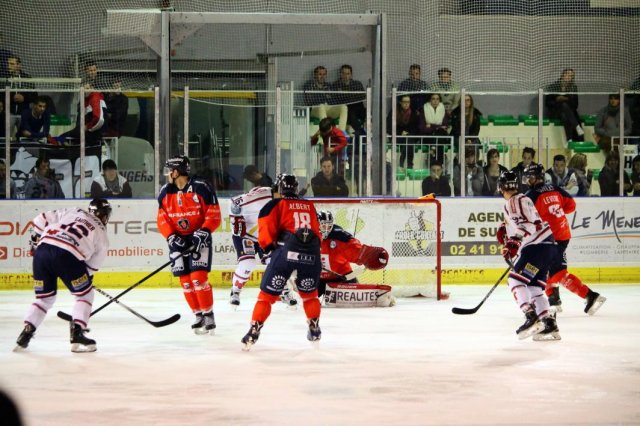 Photo hockey match Angers  - Grenoble  le 10/10/2015