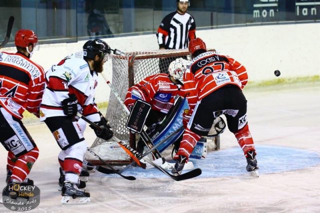 Photo hockey match Mont-Blanc - Briançon  le 13/10/2015
