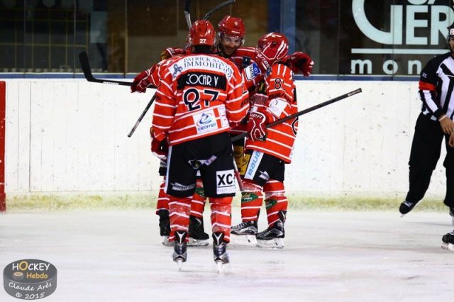 Photo hockey match Mont-Blanc - Briançon  le 13/10/2015