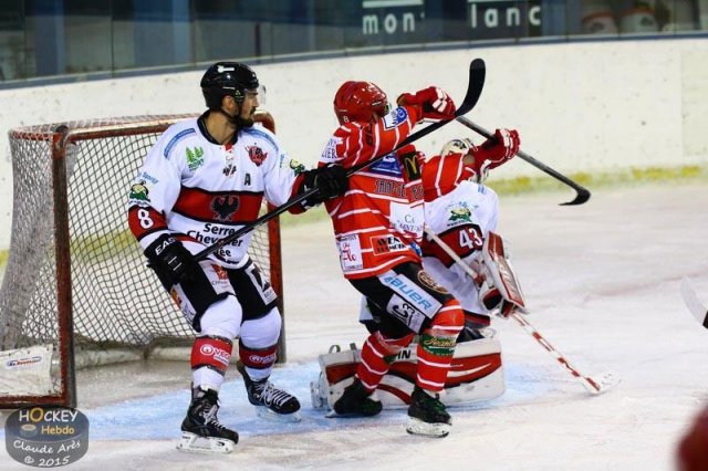 Photo hockey match Mont-Blanc - Briançon  le 13/10/2015