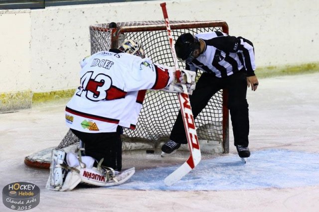 Photo hockey match Mont-Blanc - Briançon  le 13/10/2015