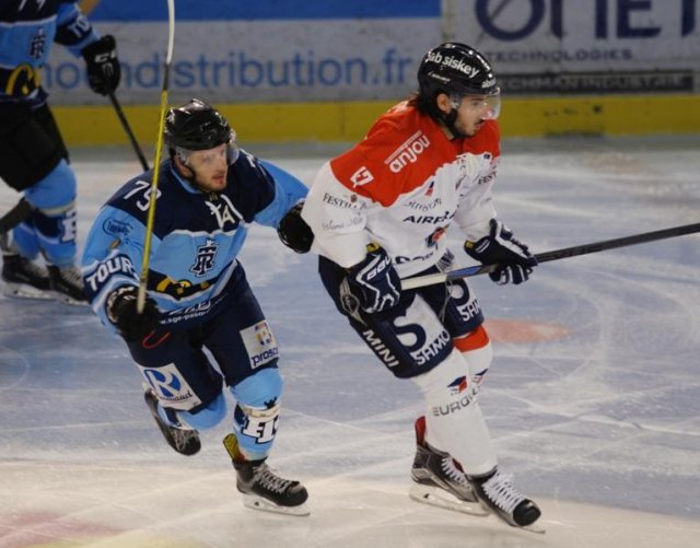 Photo hockey match Tours  - Angers  le 13/10/2015