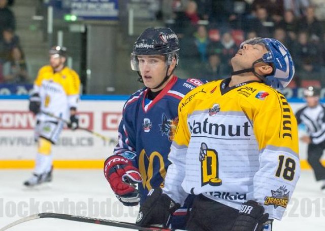 Photo hockey match Grenoble  - Rouen le 17/10/2015