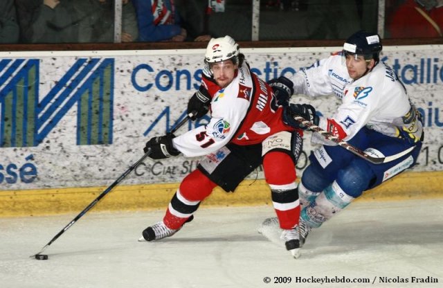 Photo hockey match Briançon  - Dijon  le 17/01/2009