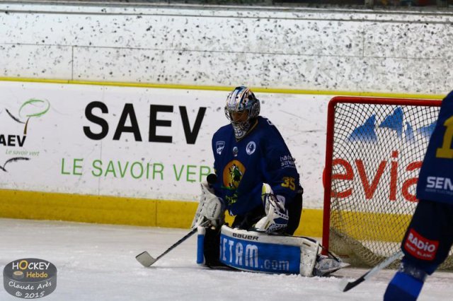 Photo hockey match Chamonix  - Grenoble  le 24/10/2015