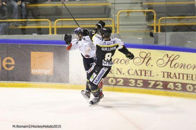 Photo hockey match Rouen - Caen  le 27/10/2015
