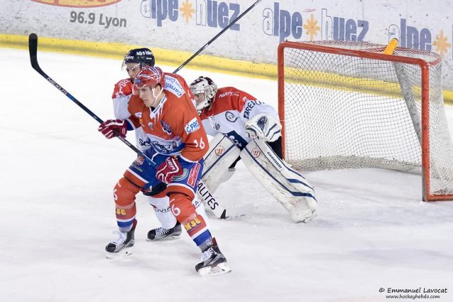 Photo hockey match Lyon - Angers  le 30/10/2015