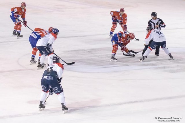 Photo hockey match Lyon - Angers  le 30/10/2015