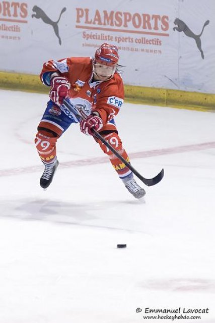 Photo hockey match Lyon - Angers  le 30/10/2015