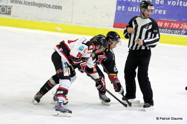 Photo hockey match Nice - Mulhouse le 07/11/2015