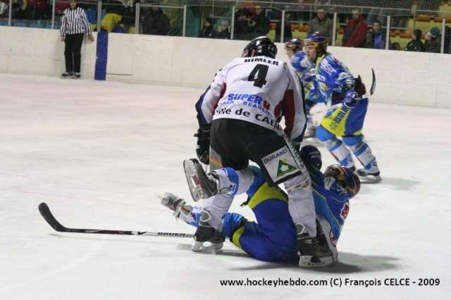 Photo hockey match Gap  - Caen  le 17/01/2009