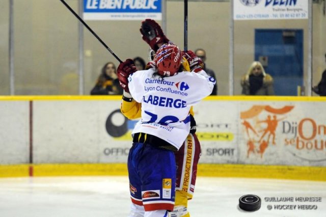 Photo hockey match Dijon  - Lyon le 11/11/2015