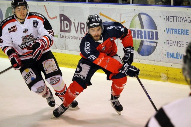 Photo hockey match Angers  - Bordeaux le 17/11/2015