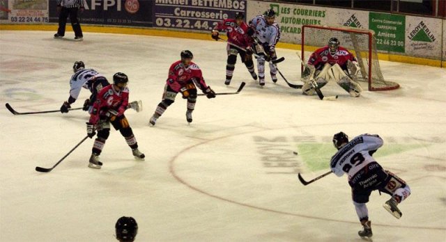 Photo hockey match Amiens  - Angers  le 17/01/2009