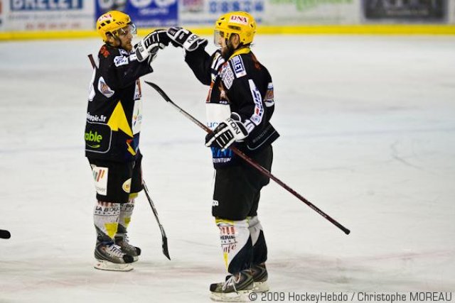 Photo hockey match Strasbourg  - Chamonix  le 17/01/2009