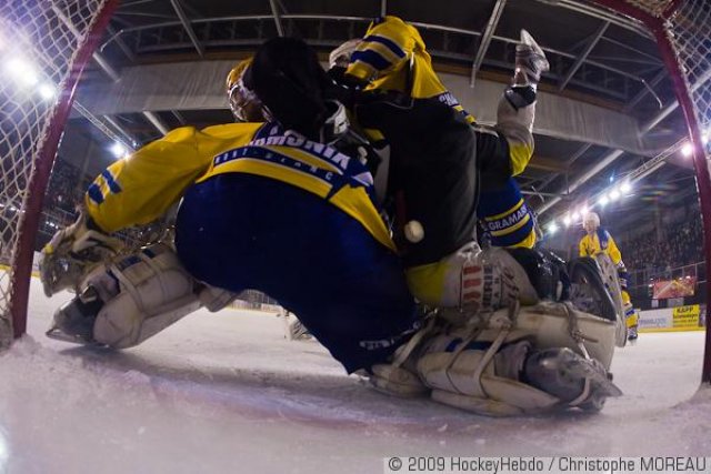 Photo hockey match Strasbourg  - Chamonix  le 17/01/2009