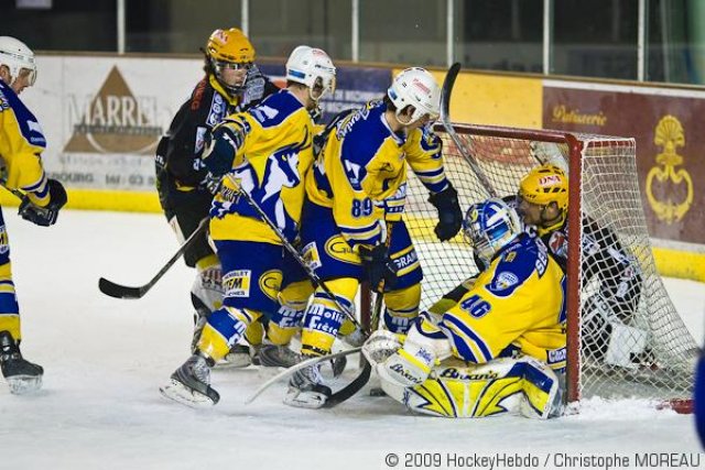 Photo hockey match Strasbourg  - Chamonix  le 17/01/2009