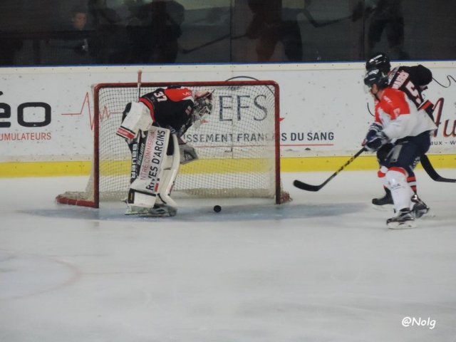 Photo hockey match Bordeaux - Angers  le 21/11/2015