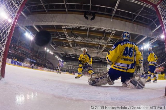 Photo hockey match Strasbourg  - Chamonix  le 17/01/2009