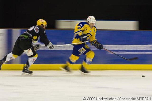 Photo hockey match Strasbourg  - Chamonix  le 17/01/2009