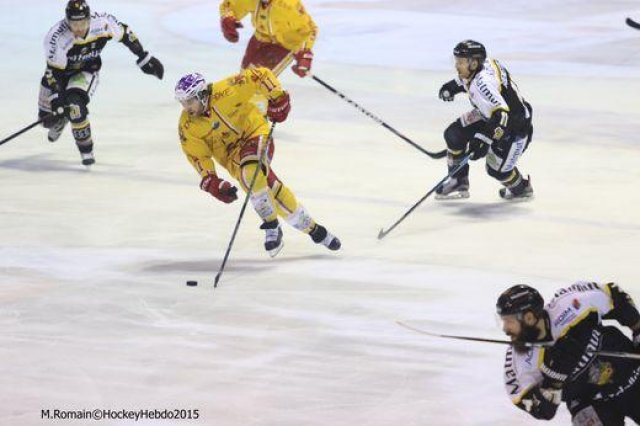Photo hockey match Rouen - Dijon  le 24/11/2015