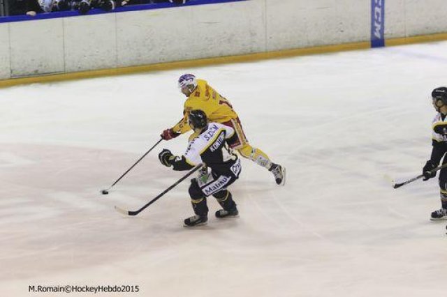 Photo hockey match Rouen - Dijon  le 24/11/2015