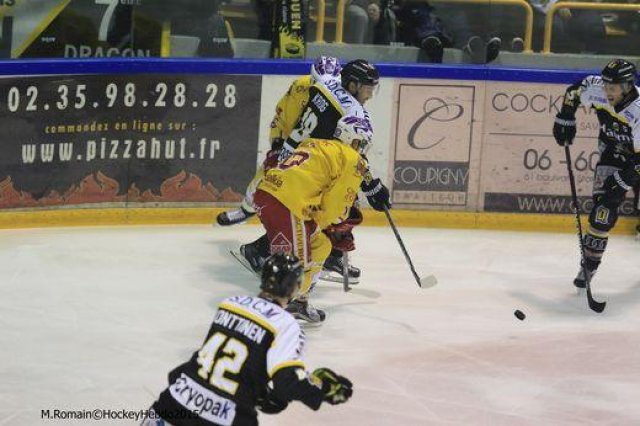 Photo hockey match Rouen - Dijon  le 24/11/2015