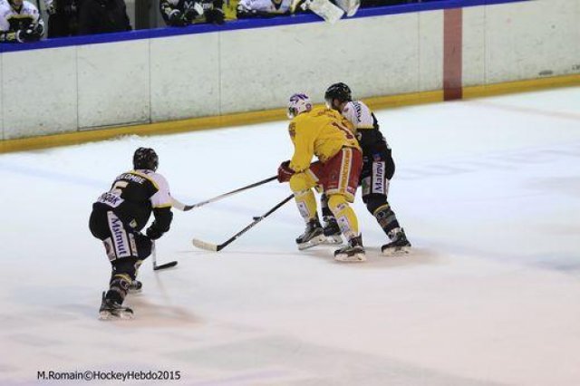 Photo hockey match Rouen - Dijon  le 24/11/2015