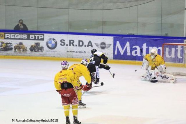 Photo hockey match Rouen - Dijon  le 24/11/2015