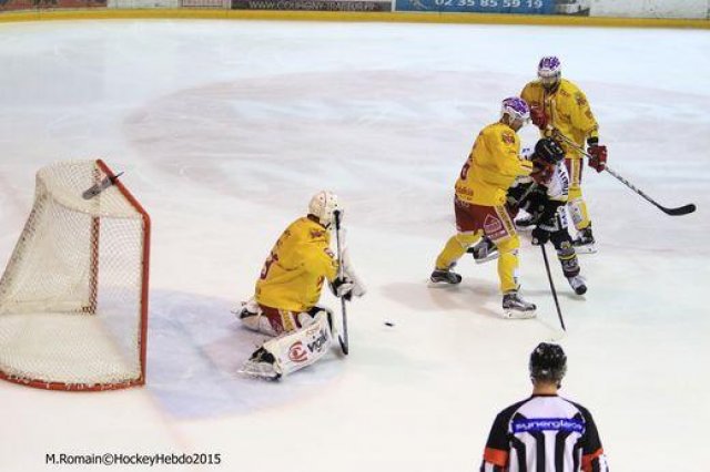 Photo hockey match Rouen - Dijon  le 24/11/2015
