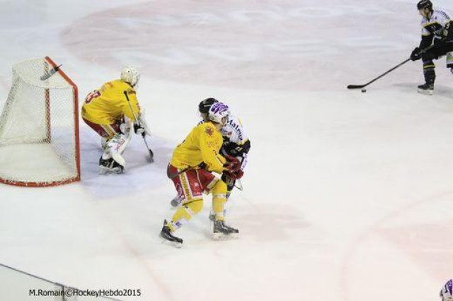 Photo hockey match Rouen - Dijon  le 24/11/2015