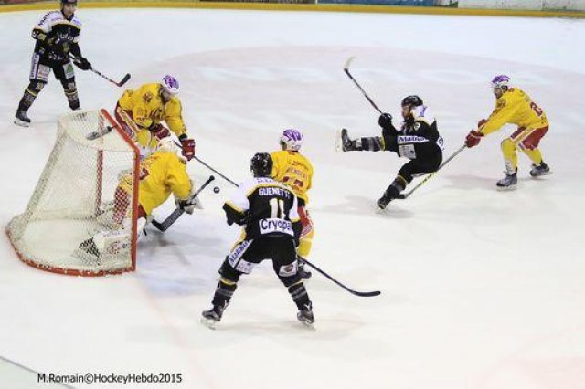 Photo hockey match Rouen - Dijon  le 24/11/2015