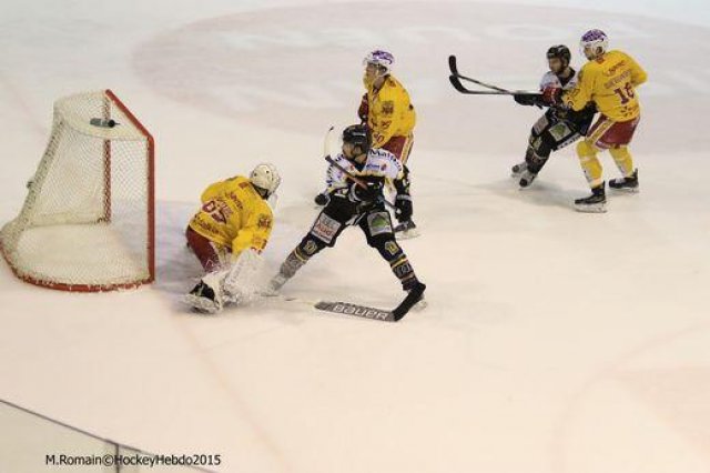Photo hockey match Rouen - Dijon  le 24/11/2015