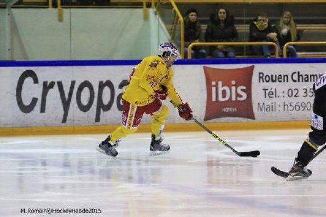 Photo hockey match Rouen - Dijon  le 24/11/2015