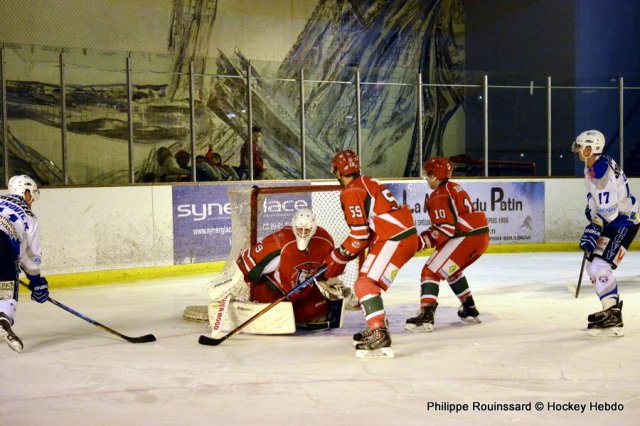 Photo hockey match Courbevoie  - Courchevel-Méribel-Pralognan le 28/11/2015