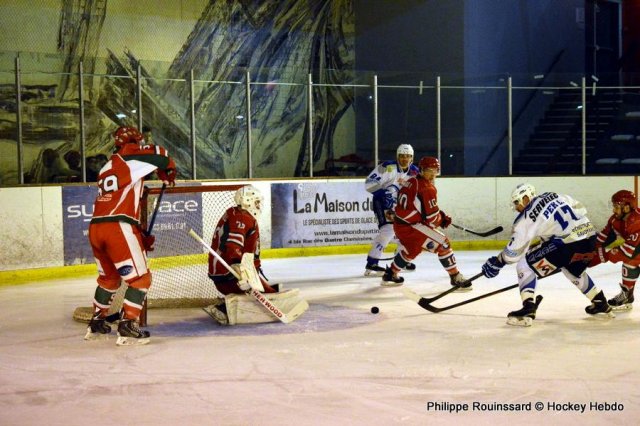 Photo hockey match Courbevoie  - Courchevel-Méribel-Pralognan le 28/11/2015