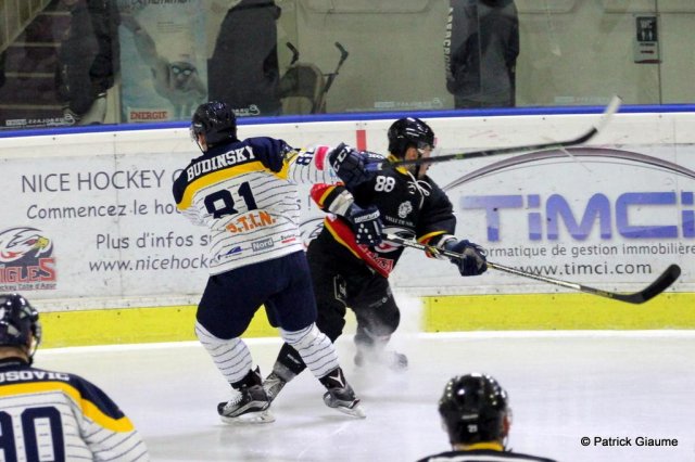 Photo hockey match Nice - Dunkerque le 28/11/2015
