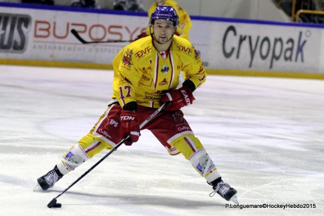 Photo hockey match Rouen - Dijon  le 29/11/2015