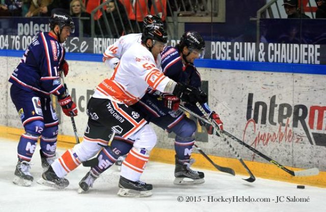 Photo hockey match Grenoble  - Epinal  le 04/12/2015