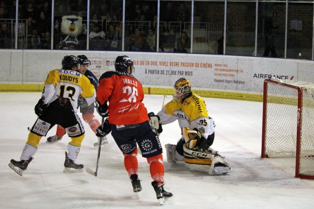 Photo hockey match Angers  - Rouen le 04/12/2015