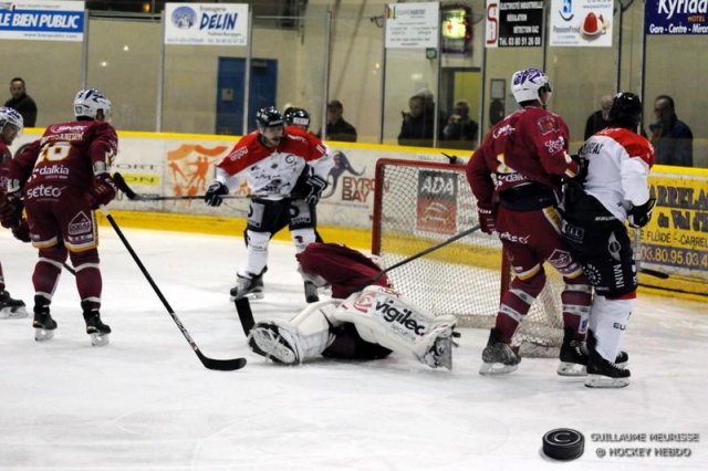 Photo hockey match Dijon  - Angers  le 12/12/2015