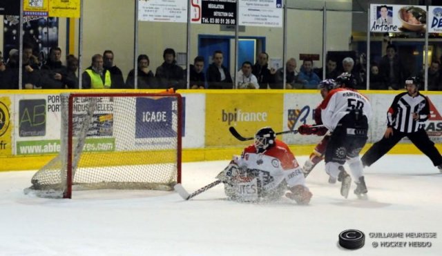 Photo hockey match Dijon  - Angers  le 12/12/2015