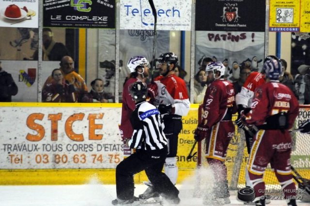 Photo hockey match Dijon  - Angers  le 12/12/2015