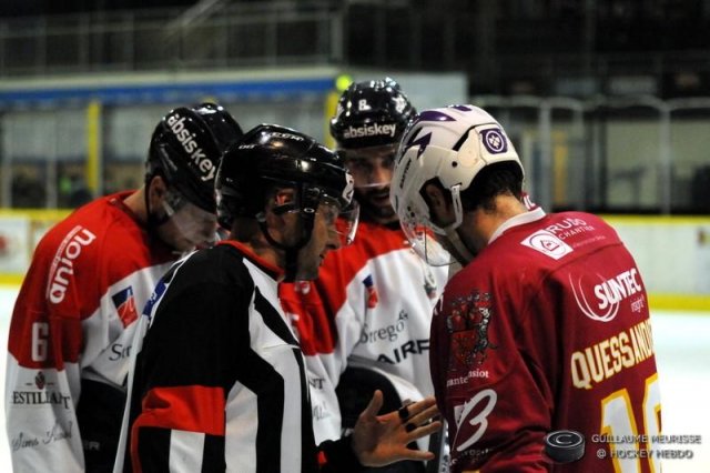 Photo hockey match Dijon  - Angers  le 12/12/2015