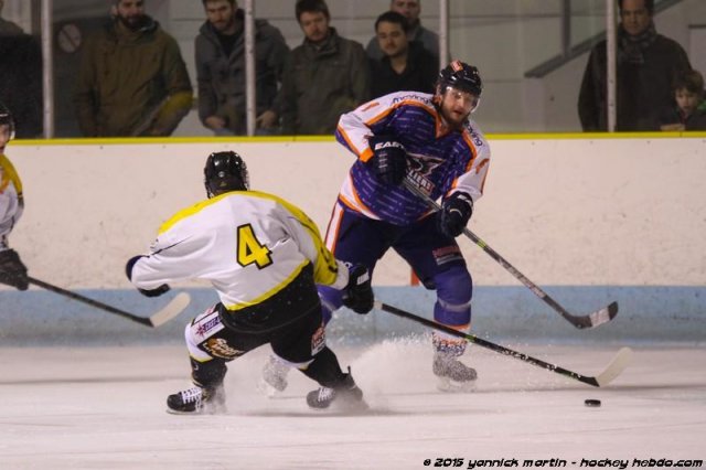 Photo hockey match Clermont-Ferrand - Rouen II le 12/12/2015