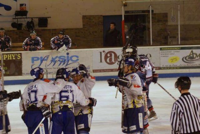 Photo hockey match Angers  - Dijon  le 20/01/2009